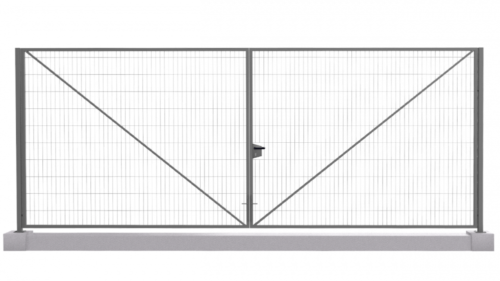 Каталог "Everest" DWG чертежей - распашные ворота